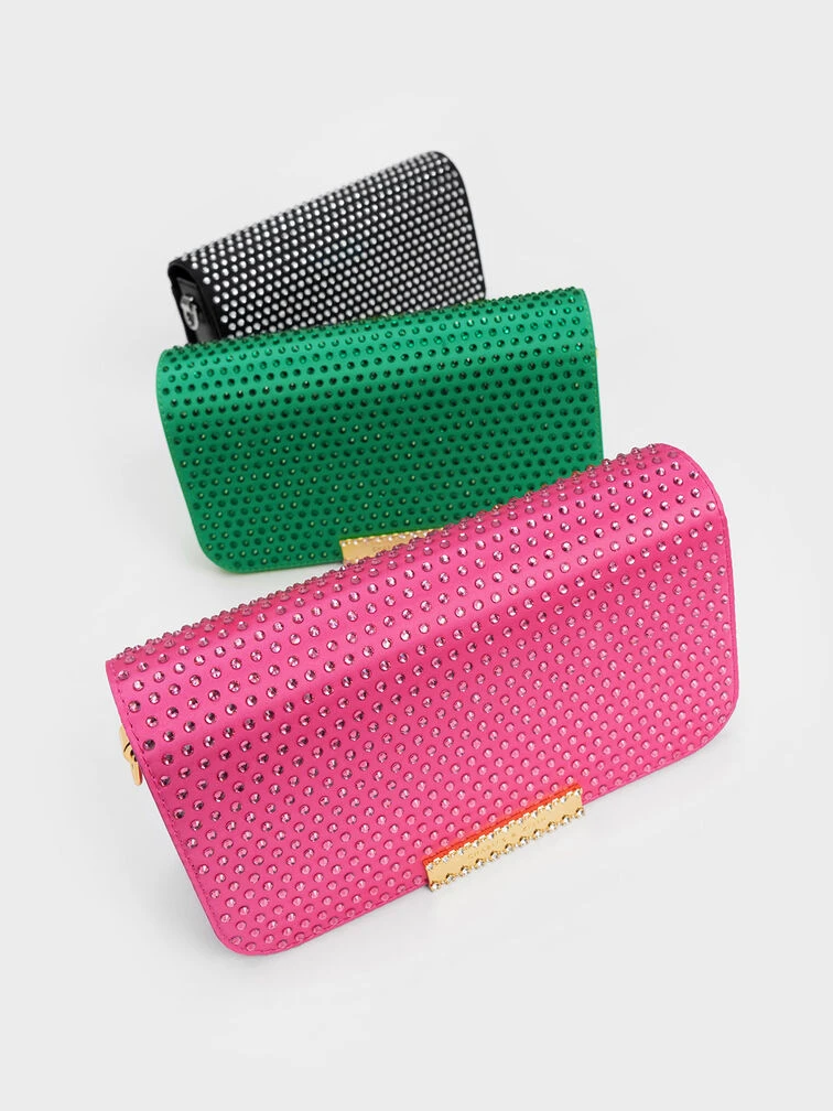 Embellished Chain Strap Bag 5 Embellished Chain Strap Bag - Image 5