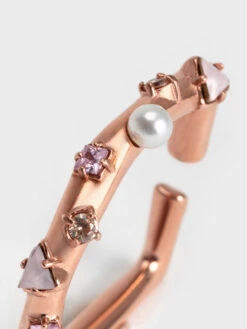 Pearl & Crystal-Embellished Ring -Charles & Keith 2022 L7 CK5 31470100 57 3