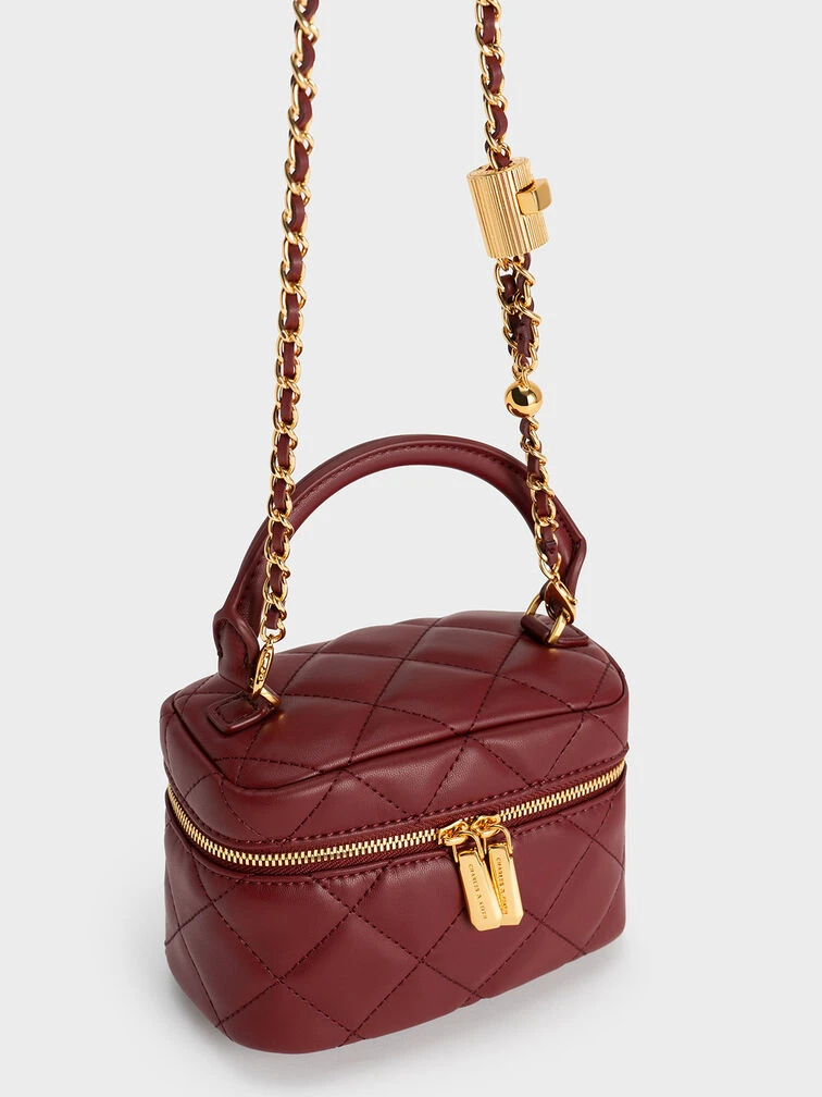 Quilted Vanity Pouch 3 Quilted Vanity Pouch - Image 3