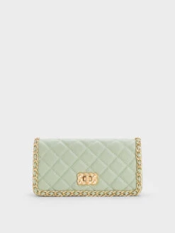 Micaela Quilted Long Wallet