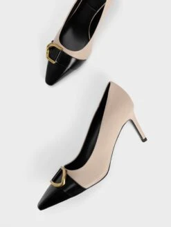 Gabine Leather Toe-Cap Pumps -Charles & Keith 2022 L7 SL1 61900002 05 8