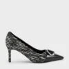 Gabine Tweed Toe-Cap Pumps
