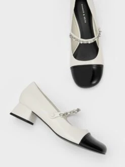 Beaded Chain-Link Mary Janes -Charles & Keith 2023 L2 CK1 60580265 03 8