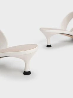 Buckled Strap Spool Heel Mules -Charles & Keith 2023 L2 CK1 61720133 03 5