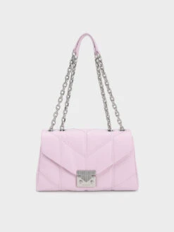 Eudora Chevron Trapeze Bag
