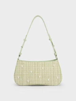 Bunny Tweed Shoulder Bag
