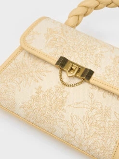 Floral Illustrated Trapeze Bag -Charles & Keith 2023 L2 CK2 50271106 05 5