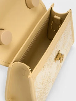 Floral Illustrated Trapeze Bag -Charles & Keith 2023 L2 CK2 50271106 05 8