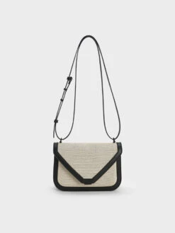 Camelia Canvas Envelope Crossbody Bag