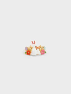 Rabbit Flower Ring