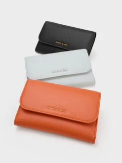 Front Flap Long Wallet 10 Front Flap Long Wallet -Charles & Keith 2023 L2 CK6 10840509 2 68 7
