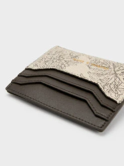 Floral Illustrated Canvas Card Holder -Charles & Keith 2023 L2 CK6 50681073 H9 5