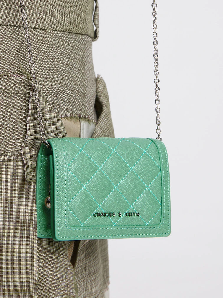 Micaela Quilted Card Holder 2 Micaela Quilted Card Holder - Image 2