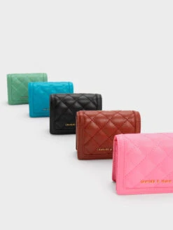 Micaela Quilted Card Holder 10 Micaela Quilted Card Holder -Charles & Keith 2023 L2 CK6 50701290 1 12 7