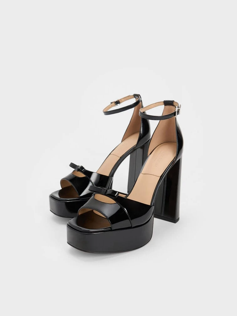 Verona Patent Leather Platform Sandals 3 Verona Patent Leather Platform Sandals - Image 3