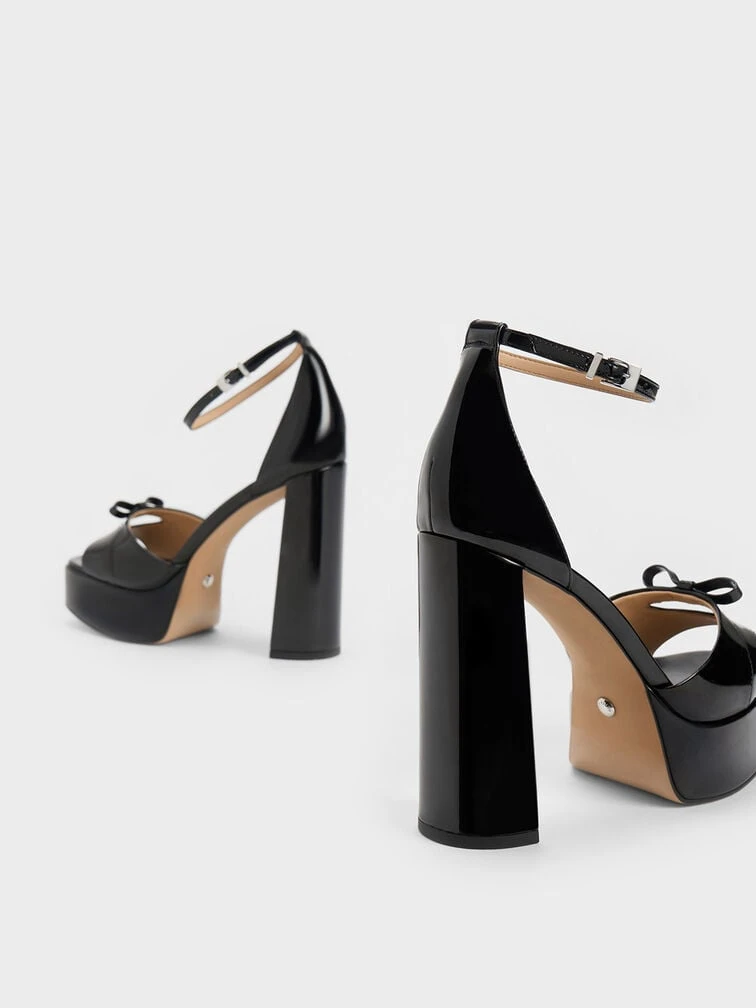 Verona Patent Leather Platform Sandals 5 Verona Patent Leather Platform Sandals - Image 5