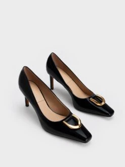 Gabine Patent Leather Tapered Pumps -Charles & Keith 2023 L2 SL1 61720046 01 3