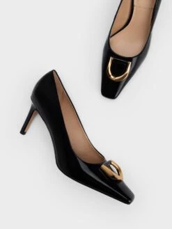 Gabine Patent Leather Tapered Pumps -Charles & Keith 2023 L2 SL1 61720046 01 8