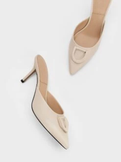 Gabine Leather Mules 11 Gabine Leather Mules -Charles & Keith 2023 L2 SL1 61900006 41 8
