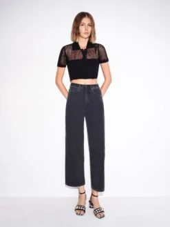 Pearl-Embellished Gingham Sandals 10 Pearl-Embellished Gingham Sandals -Charles & Keith 2023 L3 CK1 60050994 24 4