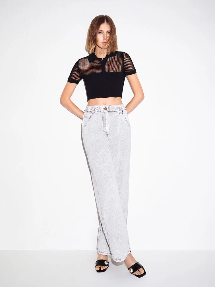 Pearl-Embellished Patent Sandals 4 Pearl-Embellished Patent Sandals - Image 4