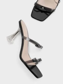 Embellished Bow See-Through Sandals 9 Embellished Bow See-Through Sandals -Charles & Keith 2023 L3 CK1 60050996 01 8