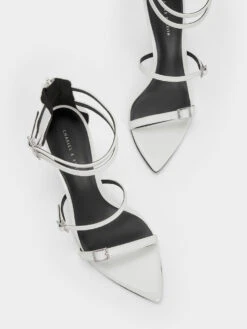 Patent Strappy Heeled Sandals 13 Patent Strappy Heeled Sandals -Charles & Keith 2023 L3 CK1 60280394 03 8