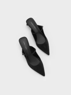 Gem-Embellished Blade Heel Mules 13 Gem-Embellished Blade Heel Mules -Charles & Keith 2023 L3 CK1 61720145 01 8