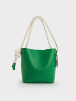 Gwiana Knotted Bucket Bag