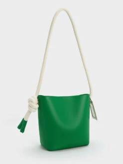 Gwiana Knotted Bucket Bag -Charles & Keith 2023 L3 CK2 10151269 12 3
