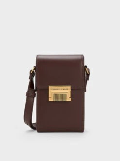 Freida Metallic Accent Elongated Pouch