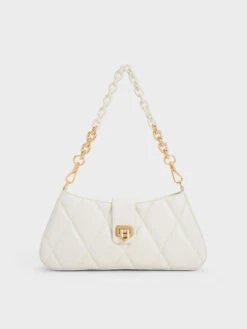 Charles & Keith 33 Arwen Quilted Chunky Chain Bag