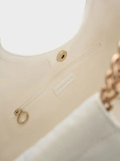 Braided Handle Tote Bag -Charles & Keith 2023 L3 CK2 30151287 03 8