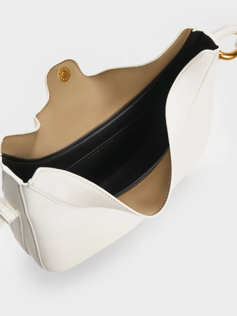 Kora Metallic-Accent Moon Bag 5 Kora Metallic-Accent Moon Bag - Image 5