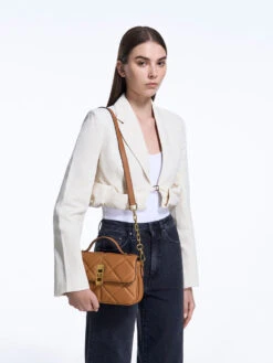 Anwen Quilted Top Handle Bag -Charles & Keith 2023 L3 CK2 50271199 47 4