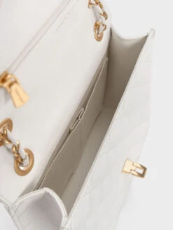 Quilted Chain Strap Bag -Charles & Keith 2023 L3 CK2 70781538 6 03 8