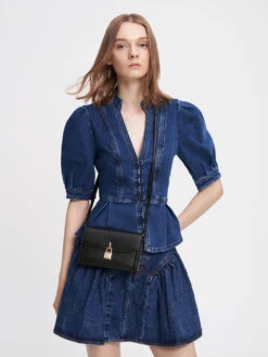 Padlock Envelope Crossbody Bag -Charles & Keith 2023 L3 CK2 80770605 01 4