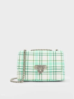 Alcott Push-Lock Chain Bag