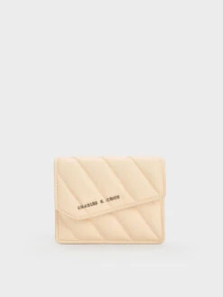 Asymmetric Flap Panelled Wallet