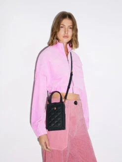 Este Belted Quilted Phone Pouch 10 Este Belted Quilted Phone Pouch -Charles & Keith 2023 L3 CK6 70701213 1 01 4