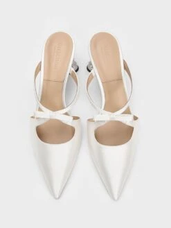 Jacinda Beaded Heel Bow Mules 13 Jacinda Beaded Heel Bow Mules -Charles & Keith 2023 L3 SL1 60280430 1 03 8