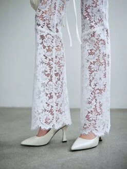 Leather Flare Heel Pumps -Charles & Keith 2023 L3 SL1 60280433 03 6