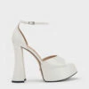Michelle Leather Platform Sandals