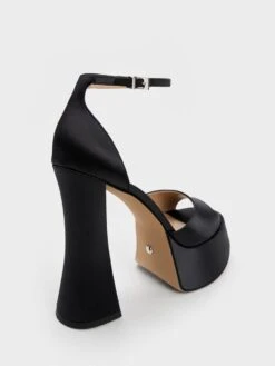 Michelle Recycled Polyester Platform Sandals 7 Michelle Recycled Polyester Platform Sandals -Charles & Keith 2023 L3 SL1 60280434 1 01 5