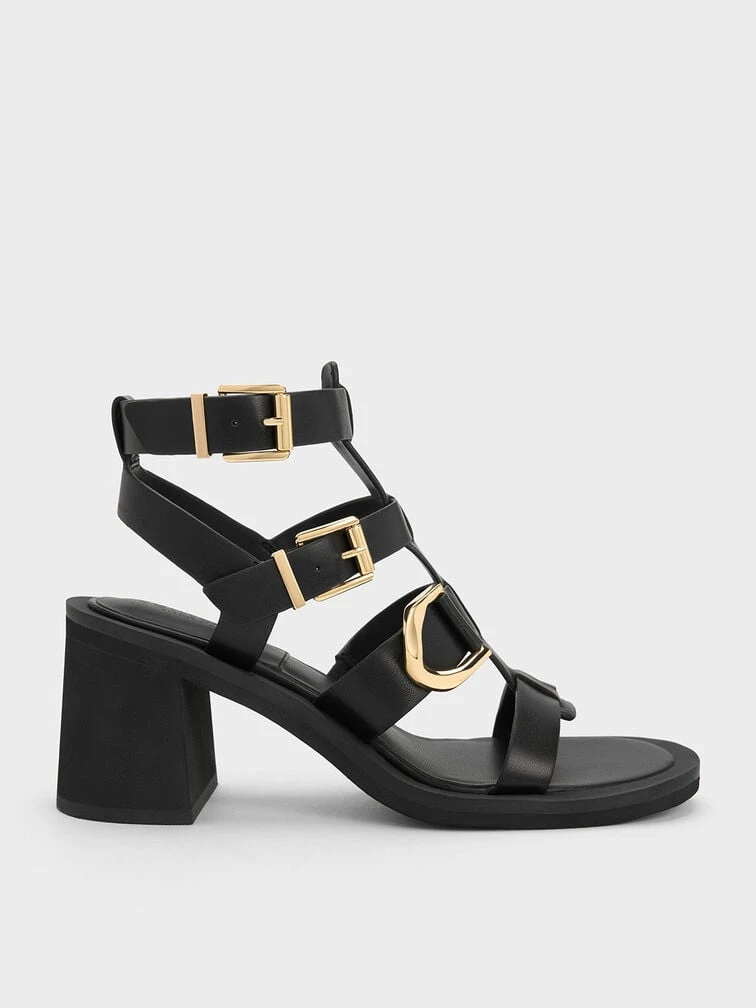 Gabine Leather Gladiator Sandals 1 Gabine Leather Gladiator Sandals