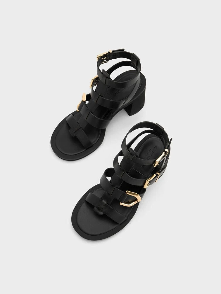 Gabine Leather Gladiator Sandals 7 Gabine Leather Gladiator Sandals - Image 7