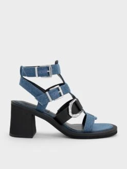 Gabine Denim Gladiator Sandals