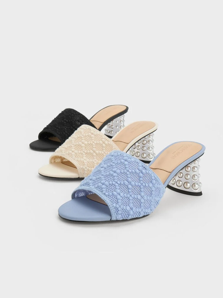 Beaded Heel Crochet Mules 6 Beaded Heel Crochet Mules - Image 6