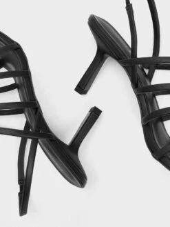 Strappy Blade Heel Sandals 11 Strappy Blade Heel Sandals -Charles & Keith 2023 L6 CK1 60051010 01 5