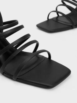 Strappy Blade Heel Sandals 12 Strappy Blade Heel Sandals -Charles & Keith 2023 L6 CK1 60051010 01 7